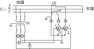 測量正序阻抗的原理圖